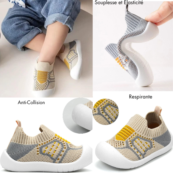 CHAUSSEURS SOUPLES ET RESPIRANTES | BabyShoes™