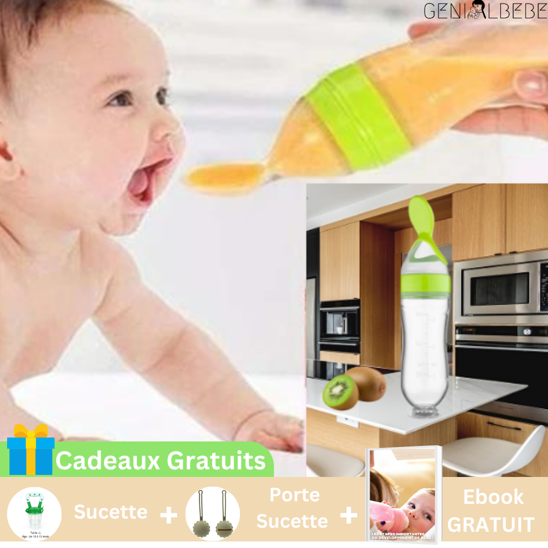 SafeBottle-Spoon™|Biberon cuillère pour Bébé