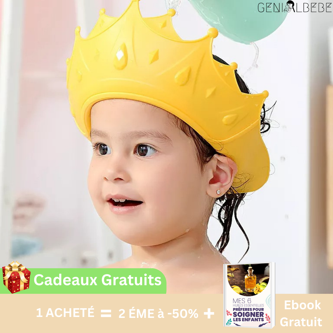 SHOWER-CAP™| Bonnet de douche ajustable pour bébé