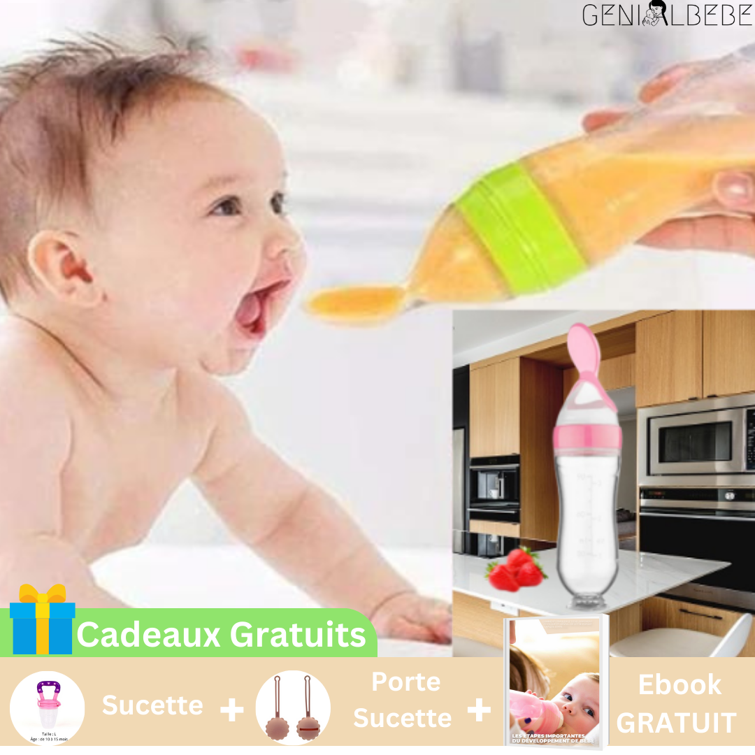 SafeBottle-Spoon™|Biberon cuillère pour Bébé