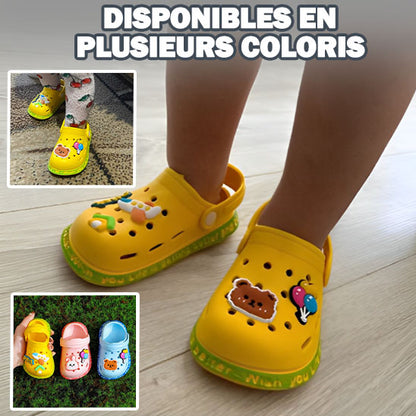 Sandales d'été Respirantes  Dessin Animé | TinyClog™