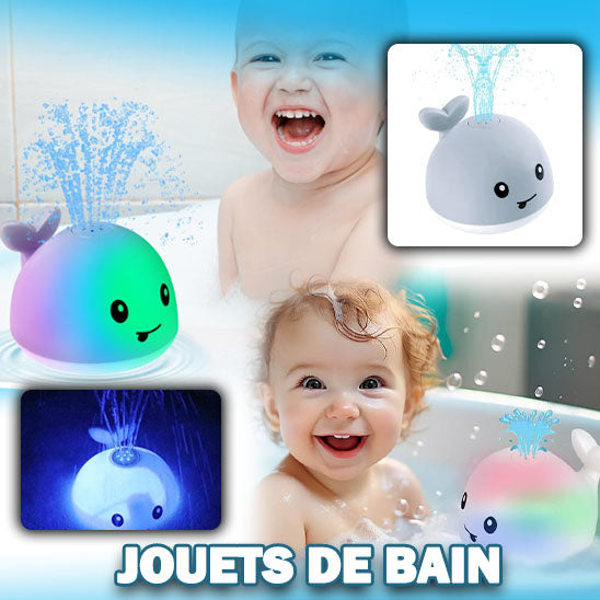 JOUET DE BAIN BALEINE ARROSEUR